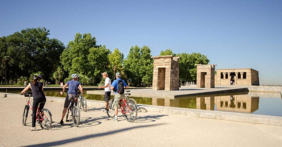 Madrid City Guided Bike/E-Bike Tour for Small Groups - Debod Temple to the Royal Palace zone: Madrid’s dramatic opening