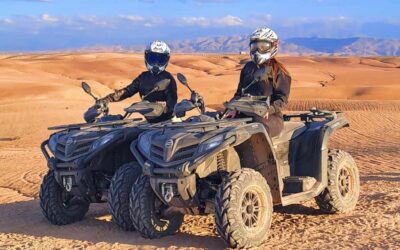 Marrakech: Agafay Desert Quad Bike Tour with Moroccan Tea - The quad setup: safety gear and instructor pace