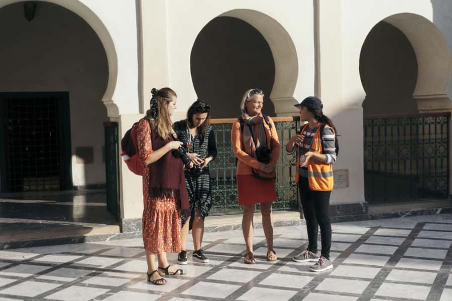 Marrakech: Cultural Bicycle Tour with Pastry and Tea - Zellige tile craft: seeing the math behind the patterns