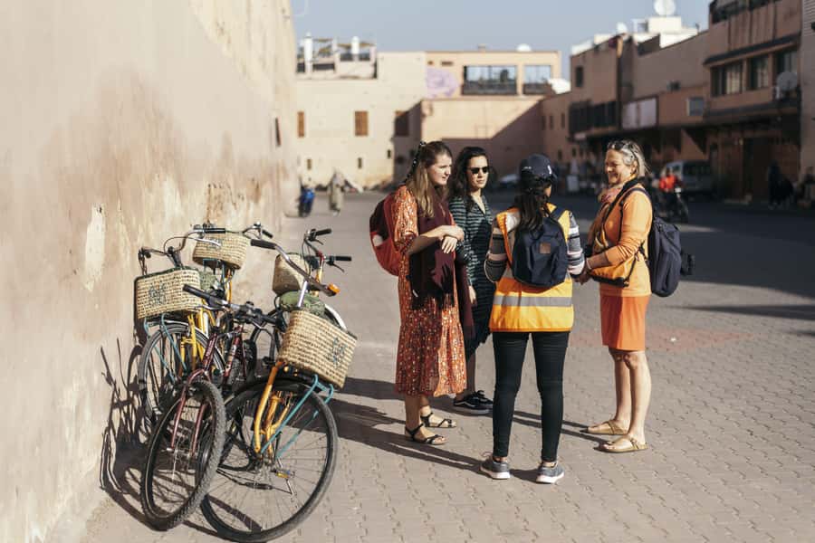 Marrakech: Cultural Bicycle Tour with Pastry and Tea - مشور البراني and the pause with local context