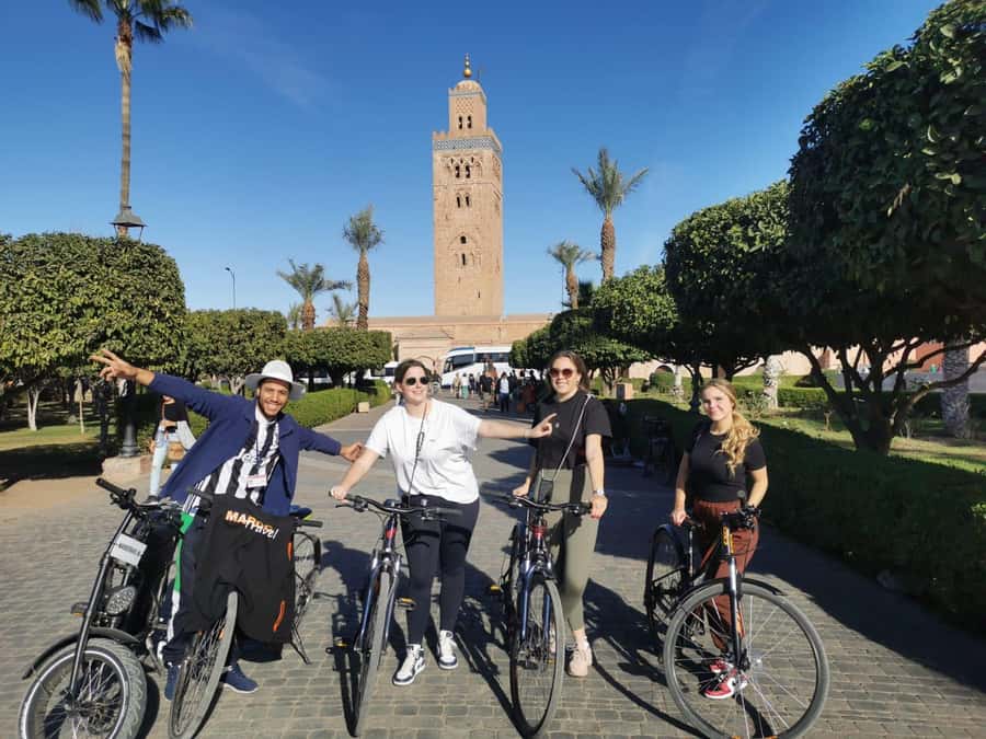 Marrakech: Guided Bike Tour with a local Guide - Start in Gueliz: Morocco Toubkal Adventure meeting point