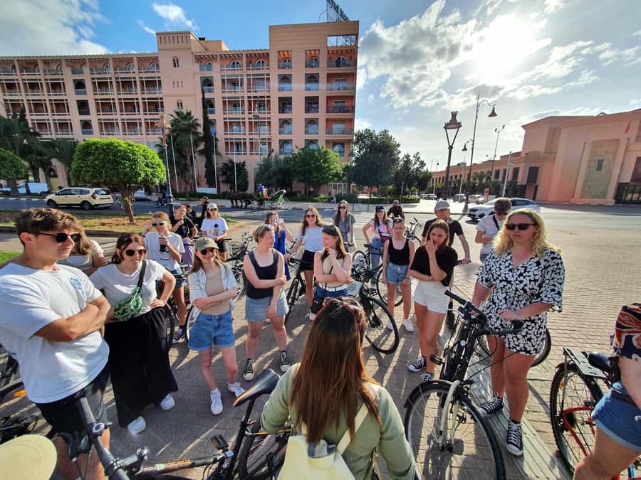 Marrakech:Guided City Cycling Tour - Culture, Colors & Charm - The Medina ride: souks, neighborhood lanes, and Koutoubia vibes
