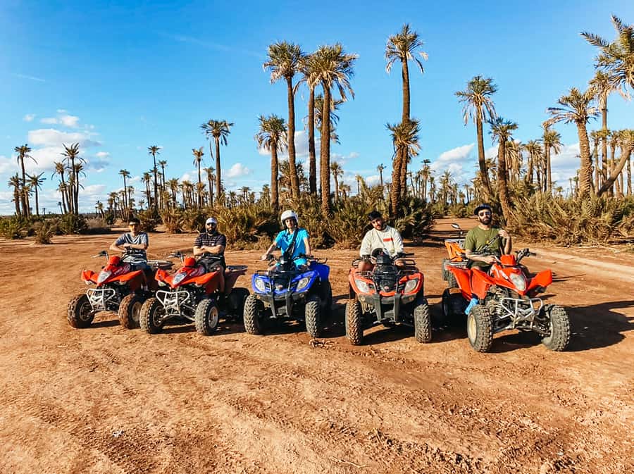 Marrakech: Quad Bike Tour to Palm Oasis and Jbilat Desert - Gear Up: Safety Briefing, Helmets, and Getting Your Bearings Fast