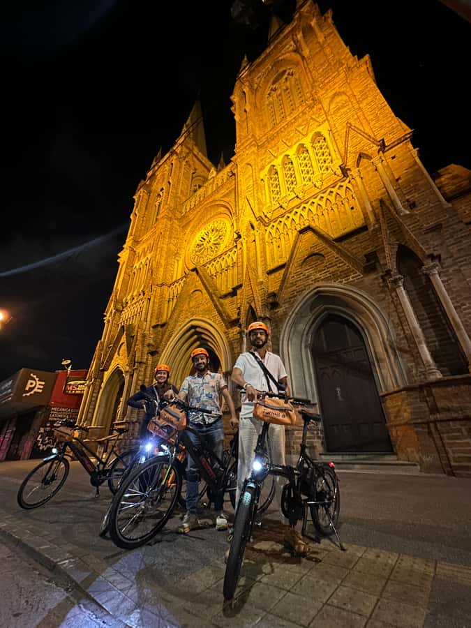 Medellín: History & Local Life Essentials Tour on an E-Bike - Perpetuo Socorro (passing by) and Plaza Botero: beauty with chaos