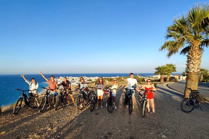 Mediaeval Rhodes E-bike Highlights Photo Tour Morning/Sunset - Christos at the controls: how the guide makes the photo tour feel easy
