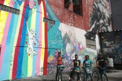 Mexico City: Art Naco, murals & street art bike tour - North, Downtown, or South: how the route changes the story