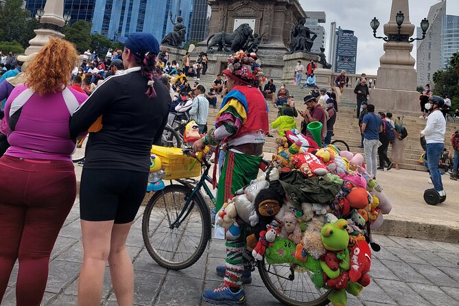 Mexico City E-Bike Tour with a taco and churros stop - Alameda Central and Bellas Artes: park calm and opera-house views