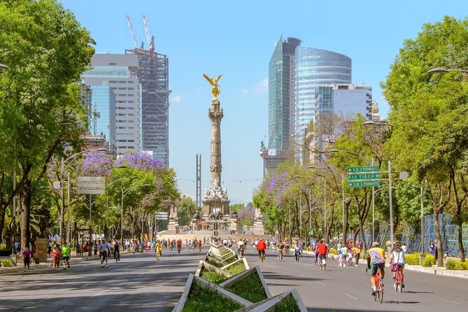 Mexico City Highlights E-Bike Tour With Foodie Stops - Riding the Reforma corridor: how the “big avenue” ride becomes orientation