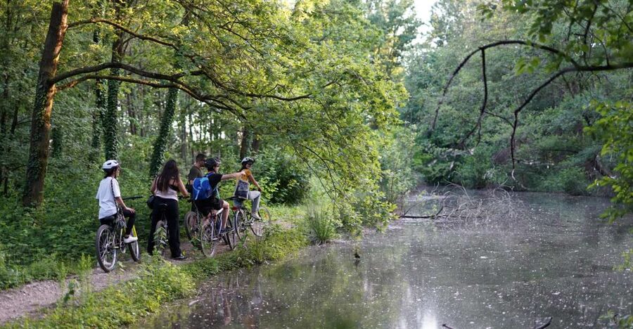 Milan: Bike Tour with Picnic on the turtle lake - Getting to Via Giorgio de Chirico without stress
