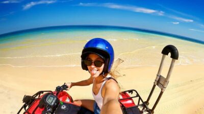 Moreton Island: Tangalooma Day Trip with ATV Quad Bike Tour - Ferry Crossing: Comfortable Out, Cautious Back