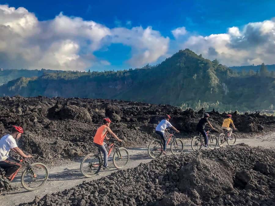 Mount Batur: Black Lava Cycling Tour w/ Natural Hot Spring - Natural Hot Spring in Toya Bungkah: Clear Water and Real Muscle Relief