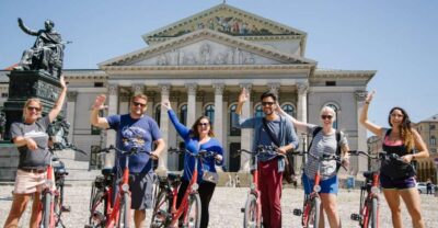Munich: Bike Tour with Beer Garden Break - Odeonsplatz and the Munich Residenz zone: power, beauty, and uncomfortable context
