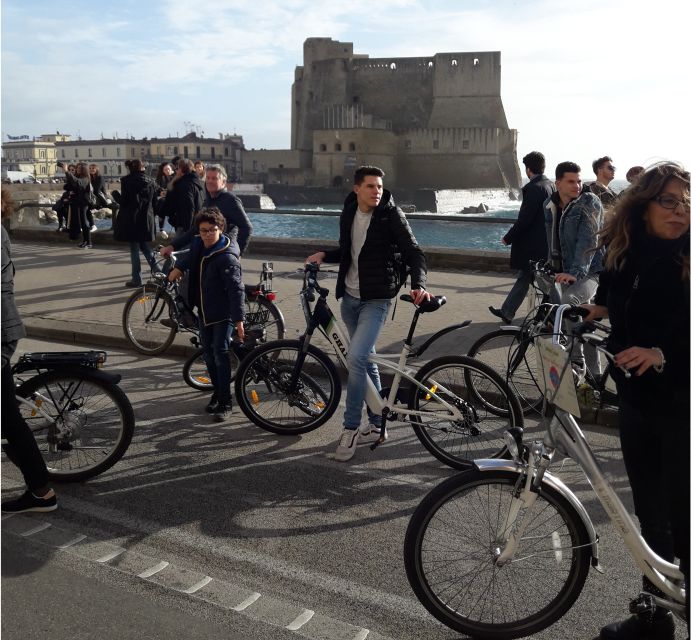 Naples: Sightseeing Tour by E-Bike - Castel Nuovo and Piazza del Municipio: royal Naples, right up close