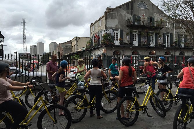 New Orleans History and Sightseeing Small-Group Bike Tour - Getting to 223 Dauphine St and what the ride is like