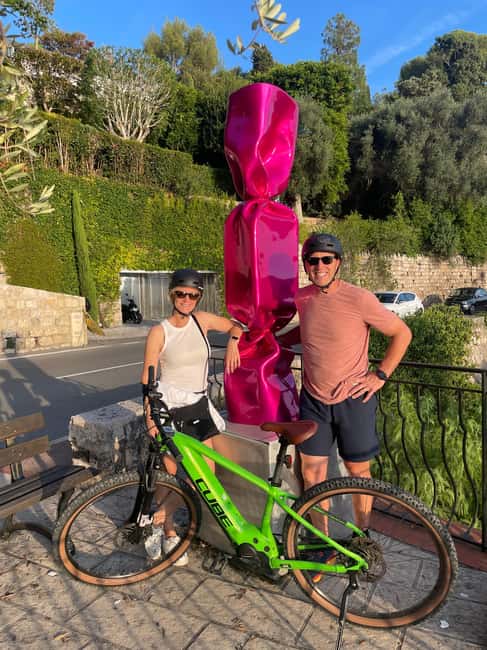 Nice: Villefranche Guided Electric Bike Tour - Fort Mont Alban and Mont Boron: the panoramic pay-off over capes and the city