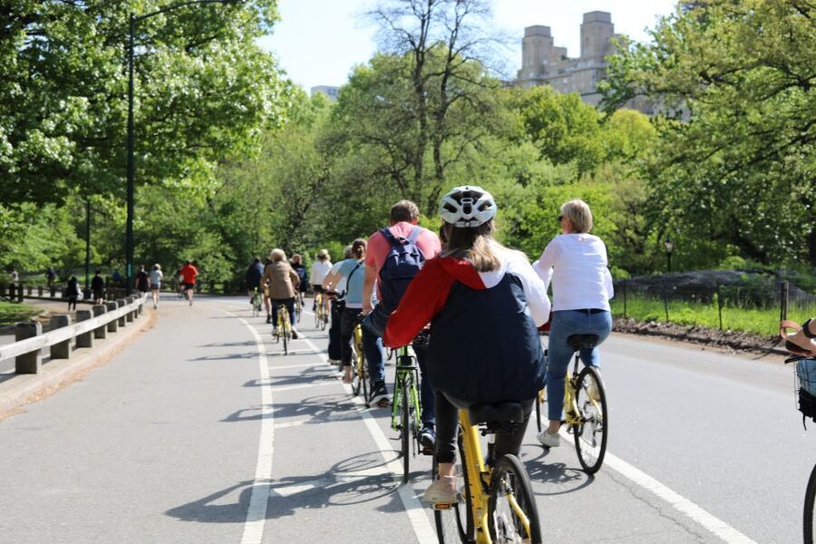 NYC: English or German Central Park Bike Tour & eBike Option - Cleopatra’s Needle, Swedish Cottage, and the Marionette Theater Stops