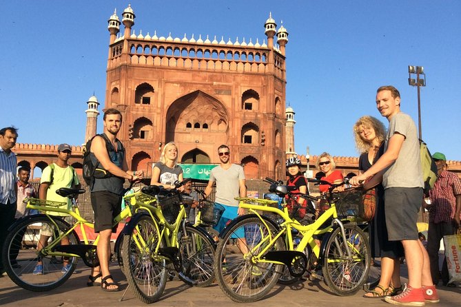 Old Delhi Bike Tour - Stop-by-stop: Pasar Chandni Chowk, Jama Masjid, Red Fort, Khari Baoli