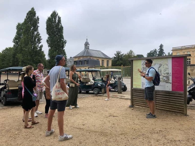 Paris: Versailles Golf Cart & Bike Tour with Palace Entry - Grand Trianon and the View Back Toward the Palace