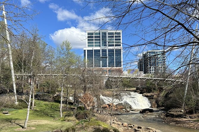 Pedego Electric Bike Tour at Greenville - Cancer Survivors Park Boardwalk: A Quiet Stretch Over the River