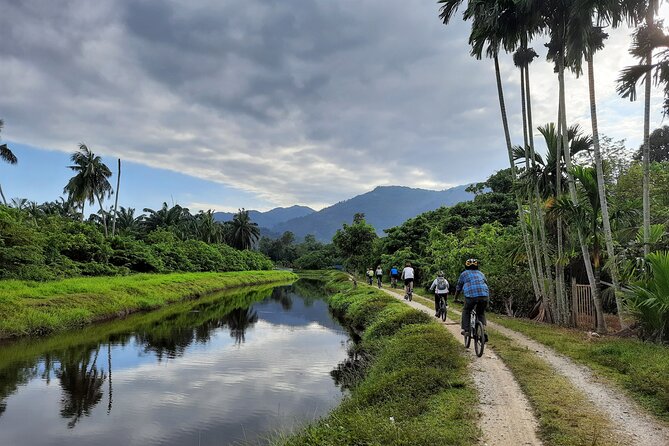 Penang Countryside Cycling Tour. PPA2 by Matahari - First legs through hamlets and waterways (goat farm stop and multicultural villages)