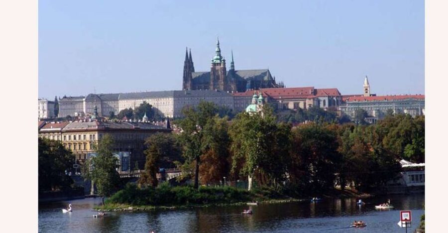 Prague: Classic City Bike Tour - Meeting at Praha Bike: helmets, bags, and the easy start