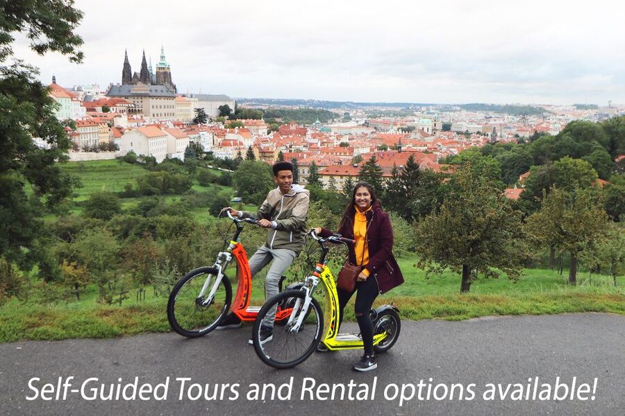 Prague: E-Bike/E-Scooter Viewpoint Tour - Key highlights you’ll feel right away