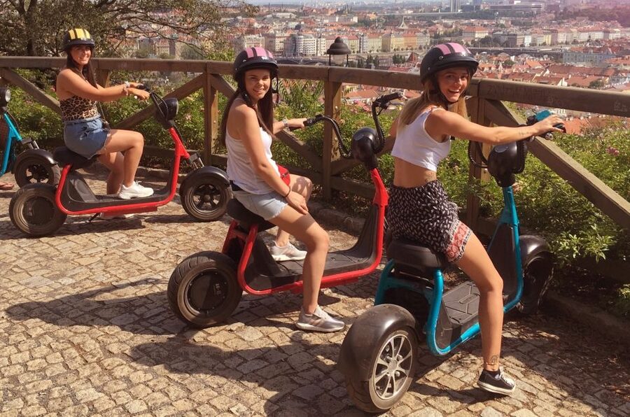 Prague: E-Bike/E-Scooter Viewpoint Tour - Why a Prague e-bike or e-scooter tour works so well for photos