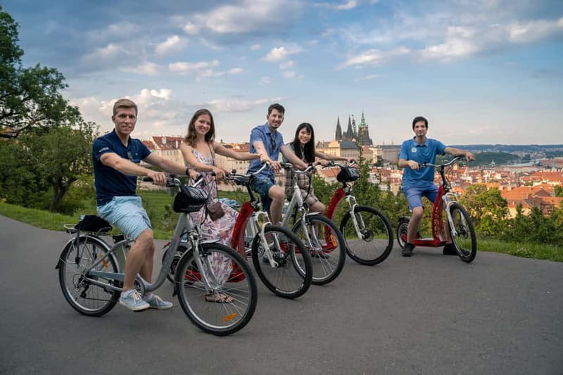Prague: E-Bike or E-Scooter Tour with A Local Guide - The 3-hour ride: a stop-by-stop plan that actually flows