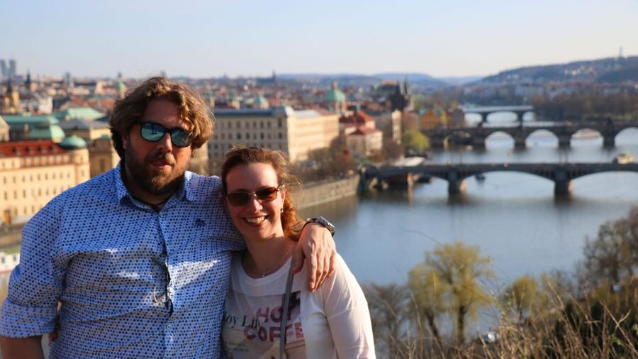 Prague: Highlights Tour on e-Scooter or eBike - Prague Castle complex: St. Vitus Cathedral and the busy-palace feel