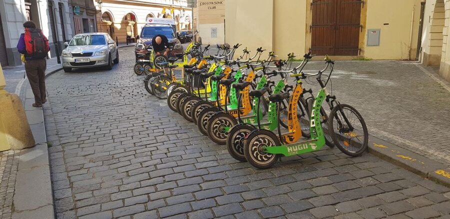 Prague: Highlights Tour on e-Scooter or eBike - Rudolfinium and the Jewish heritage stops near Staronova Synagogue