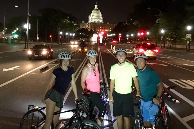 Private DC Monuments at Night Bike Tour - Stop-by-Stop: White House to King, With Time to Actually Look