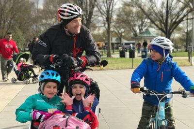Private Family-Friendly Bike Tour of DC - Getting picked up and geared up: what’s handled for you