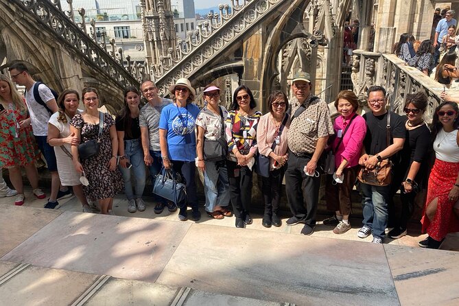 Private Milan Bike Tour - Milan Duomo complex: rooftop views, interior highlights, and the older church below