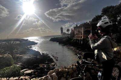 Relaxed E-bike in the backroads of Cascais and Sintra - Santuario da Peninha: the 360-degree payoff above the region