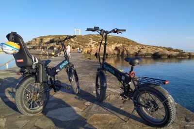 Rent an Aurelia e-assist bike and explore Naxos! - A practical route idea: following the water to Plaka Beach