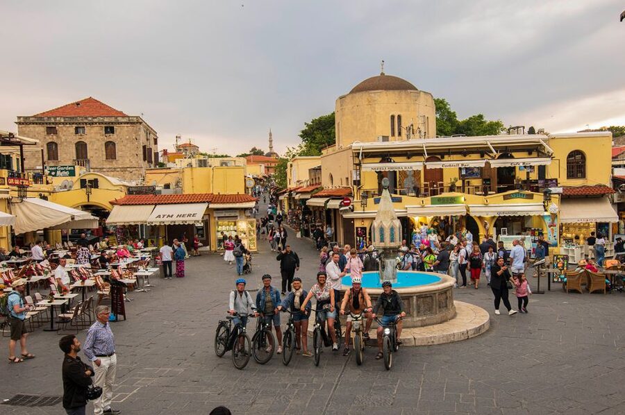 Rhodes: E-bike Highlights Sunset or Morning Photo Tour - Pace, Photo Stops, and How the Small Group Keeps You Safe