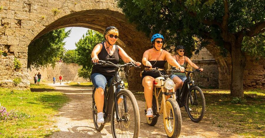 Rhodes: E-bike Highlights Sunset or Morning Photo Tour - Old Town Rhodes: Ippokratous Square to the Street of the Knights