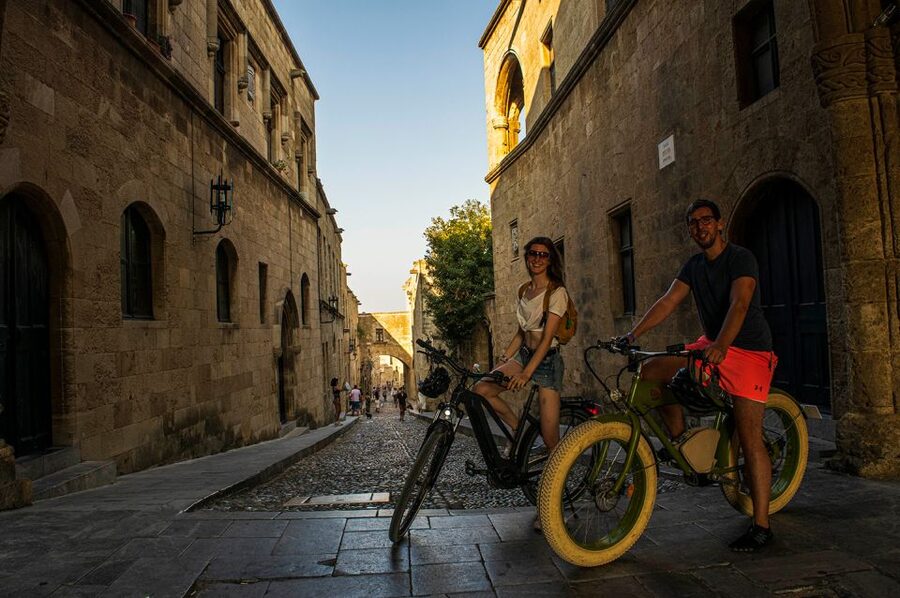 Rhodes: E-bike Highlights Sunset or Morning Photo Tour - Moat, Windmills, and St. Nicholas Fortress Views