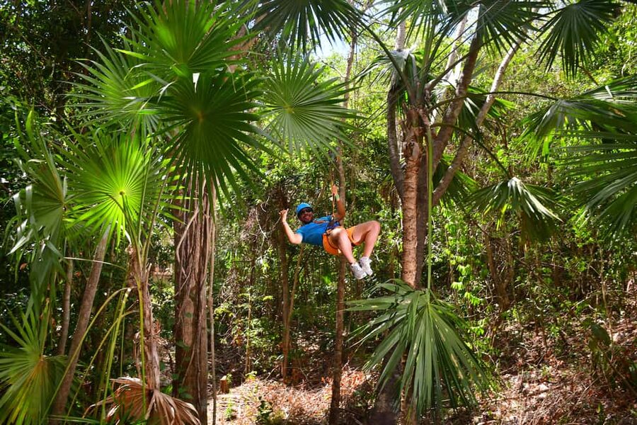 Rio Secreto Nature Reserve: Bicycle, Rappel & Ziplines Tour - The cave walk beside the underground river