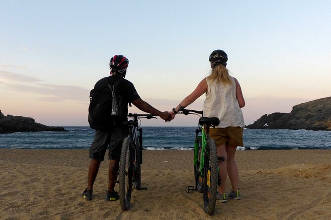 Romantic Cycling Tour with Private Picnic at the beach - Stop at Fokos Beach: Lantern Picnic, Wine, and Time to Yourself