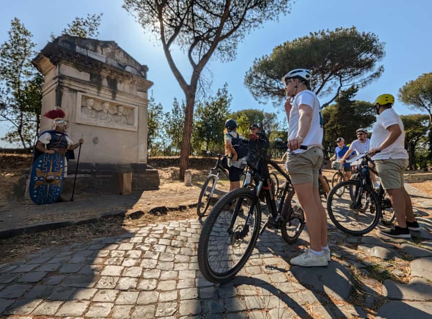Rome: Appian Way, Catacombs & Aqueducts by eBike + Transfer - Key points before you go