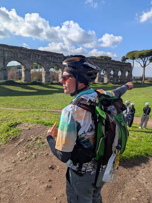 Rome: Appian Way, Catacombs & Aqueducts by eBike + Transfer - Parco Regionale Appia Antica, Torre Fiscale, and Caffarella: your Rome break