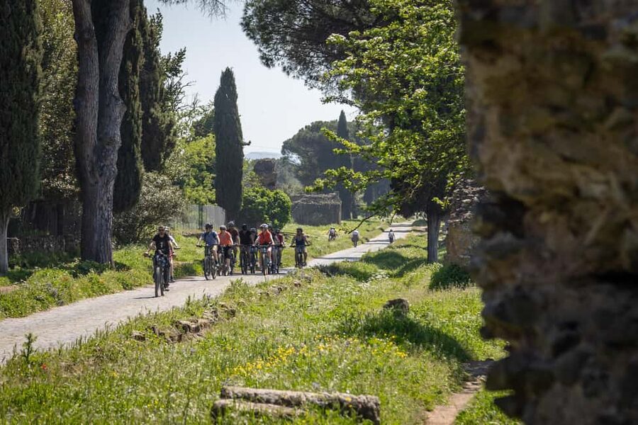 Rome:Appian Way E-bike Tour with Catacombs, Aqueducts & Food - Your e-bike matters: what the CUBE PRO 120 double-suspension actually does for you