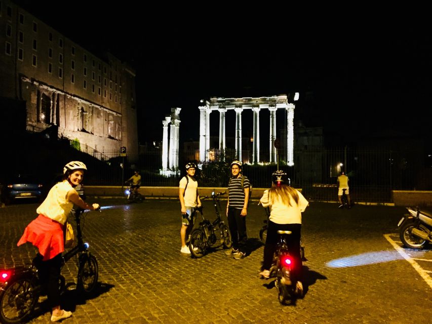 Rome by Night: E-bike Small Group Tour -Food & Wine (Option) - Pantheon, Trevi Fountain, and That Coin Moment