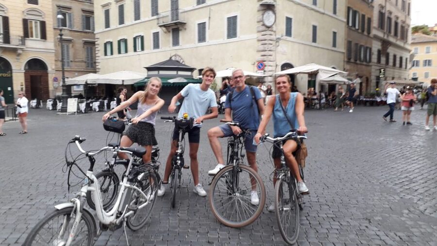 Rome: E-Bicycle Tour - Folding e-bikes, helmets, and riding in traffic without fear