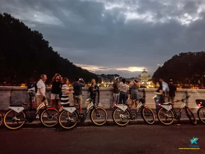 Rome: E-Bike Sunset Tour with Pizza Option - Roman Forum: Guided Walking Energy, Without the Exhaustion