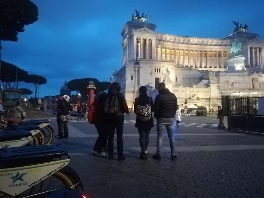 Rome: E-Bike Sunset Tour with Pizza Option - Meeting Near the Colosseum: Starting Fast, Not Lost