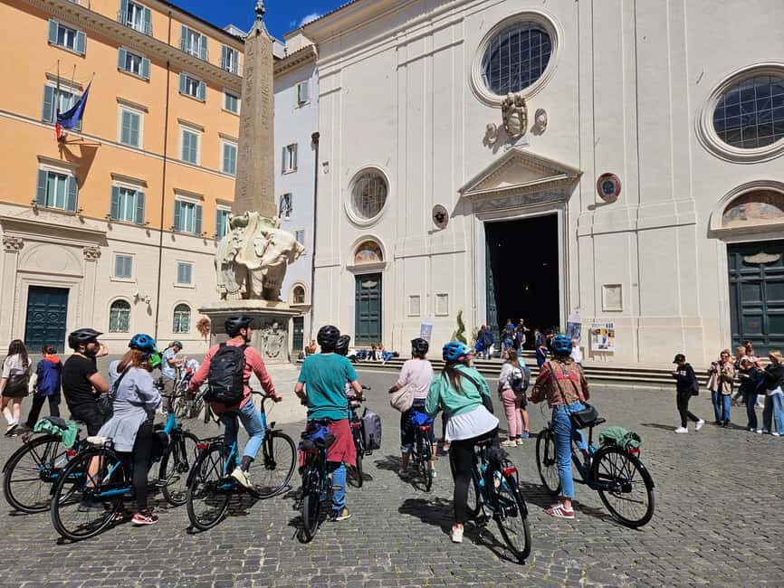 Rome E-Bike Tour with a local! (and a traditional snack) - Traditional snack breaks: supplì or an equivalent, plus water