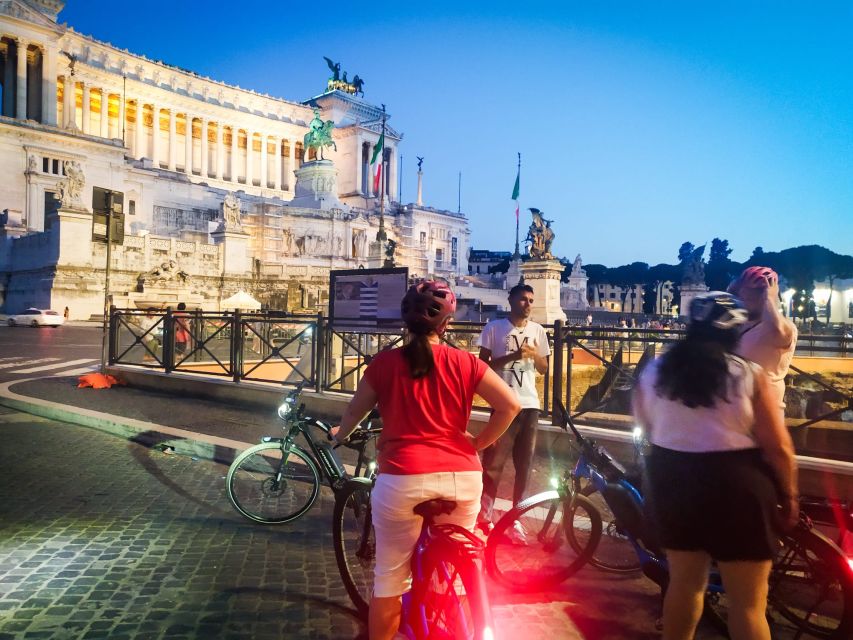 Rome :guided night e-bike tour with typical ice-cream - Starting at the Pyramid of Cestius: Why a Night E-bike Works