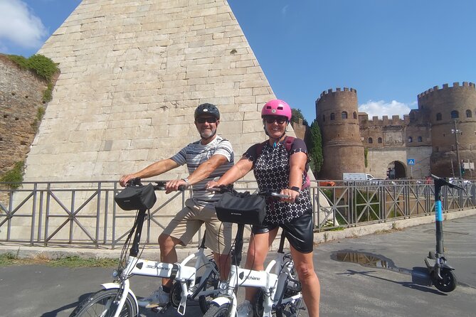 Rome Highlights by E-Bicycle Small group - Orange Trees Garden View: A Calm Reset Between Big Sights